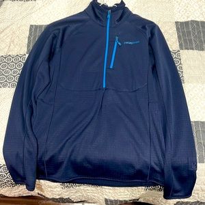 Patagonia Zipper jacket. Never been warm before.